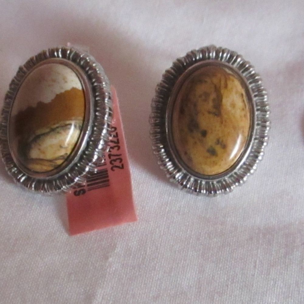 Earrings Picture Jasper Women